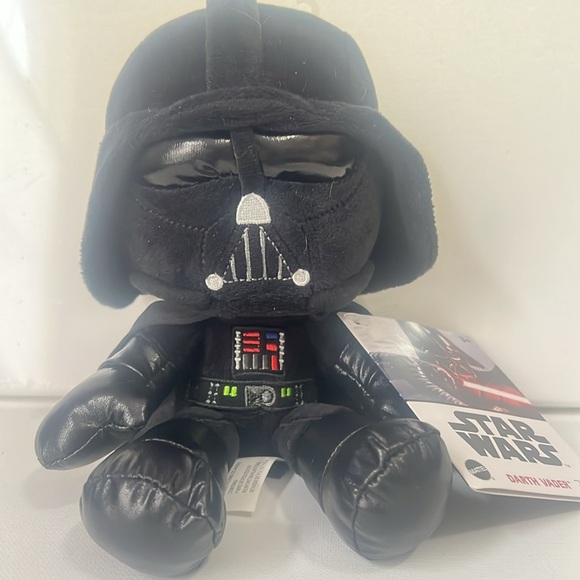 NWT Mattel Star Wars Boba Fett Plush & Darth Vader Plush - Picture 6 of 9